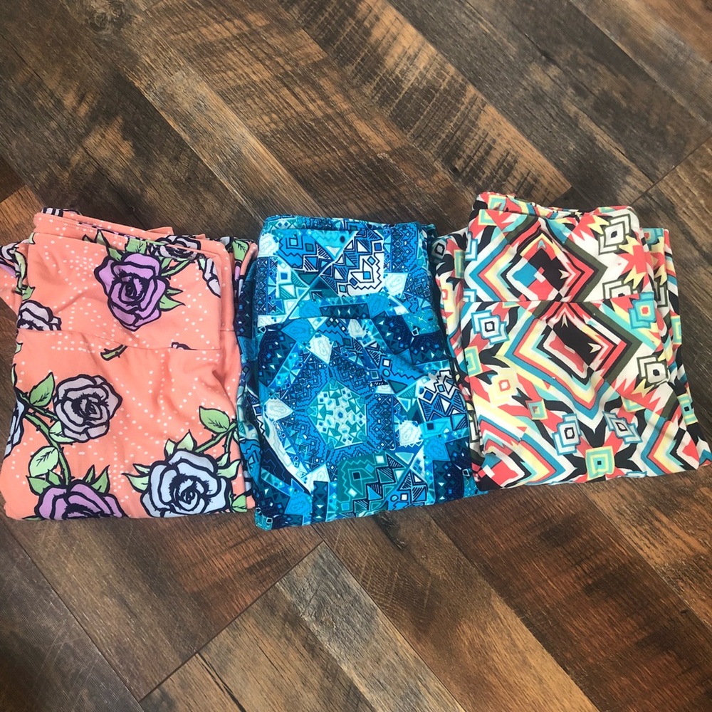 NWOT Lularoe TC2 leggings. 3 pair Wholesale price